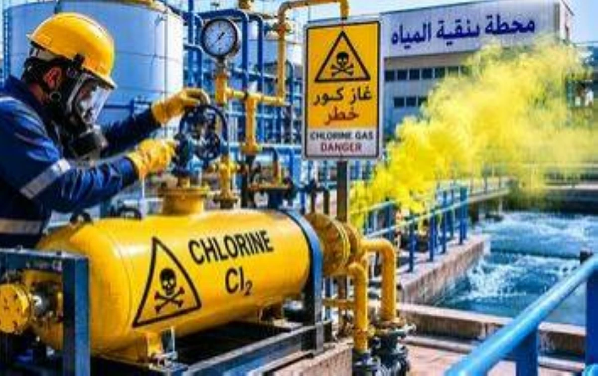 تسرب كلور في محطة مياه مصرية يُسبب حالات اختناق وعطل مؤقت والخدمات الصحية تتابع الوضع