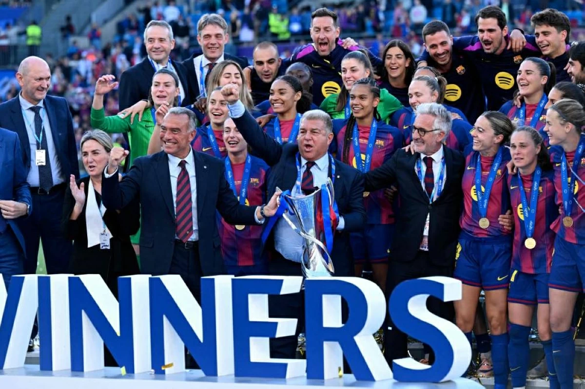 برشلونة تتوج بلقب دوري أبطال أوروبا للسيدات