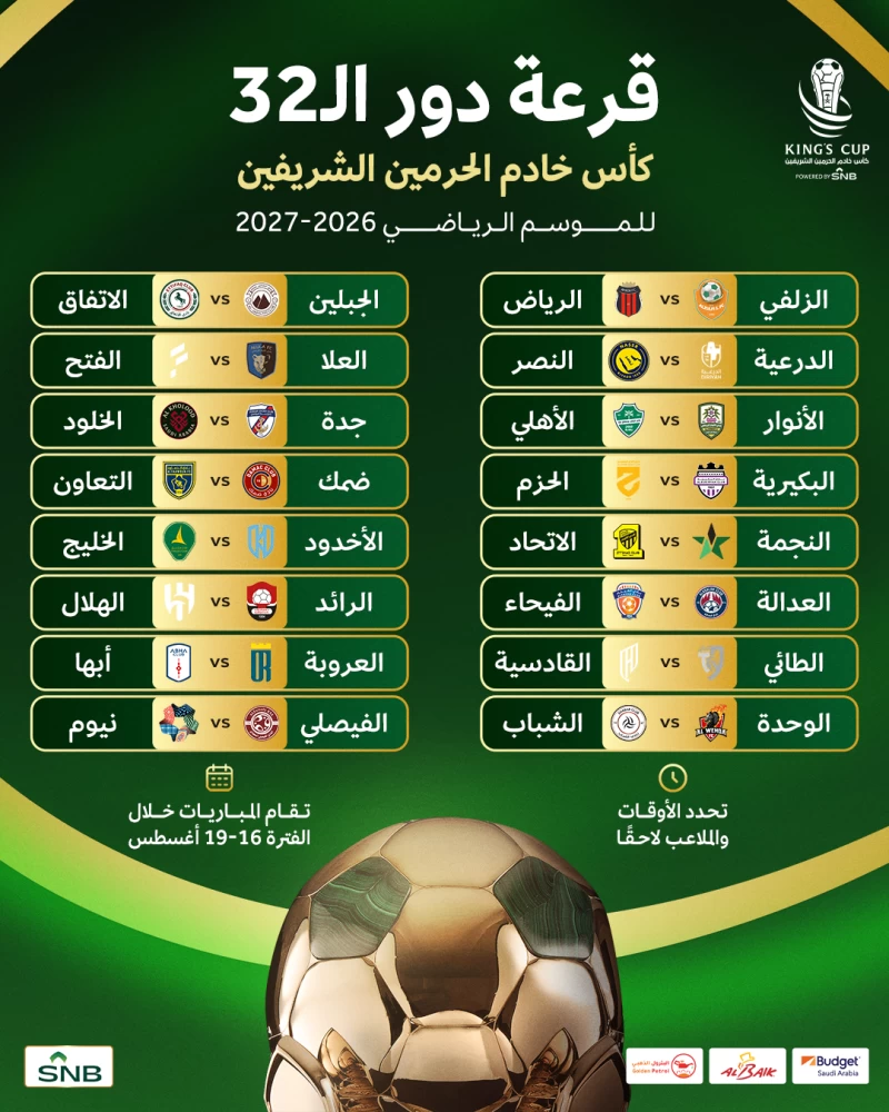 الهلال يفتتح مشواره في كأس الملك بمواجهة الرائد