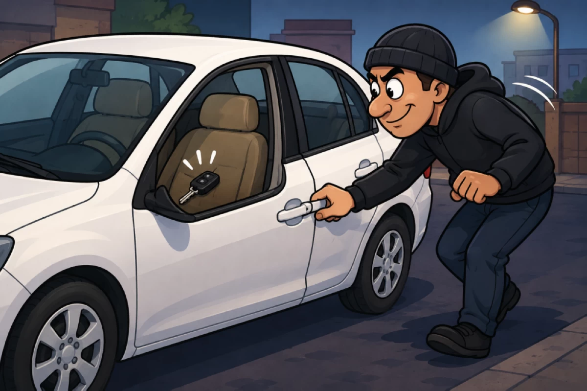 ضبط مركبة مسروقة معدة للبيع كقطع خردة