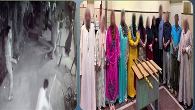 ضبط 12 شخصا بسبب التشاجر بالشوم في دمنهور