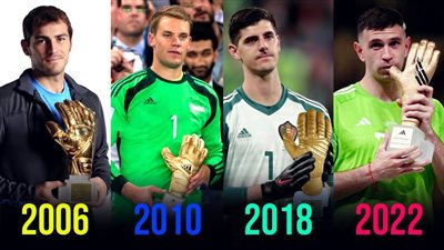 قبل انطلاق كأس العالم 2026.. قائمة الفائزين بجائزة القفاز الذهبي في المونديال