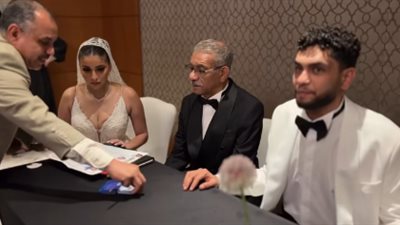 بحضور الأهل والأصدقاء.. سيد رجب يحتفل بزفاف نجله| صور