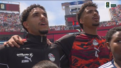 مصر وبلجيكا.. تأثر لاعبي منتخب مصر أثناء عزف النشيد الوطني قبل مواجهة بلجيكا في كأس العالم