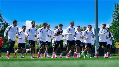 منتخب مصر يتدرب على ملعب جامعة جونزاجا استعدادًا لمواجهة نيوزيلندا