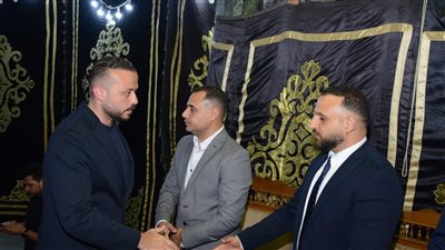 النائب محمد الجارحي يقدم واجب العزاء في الزميل مصطفى الشربيني..فيديو