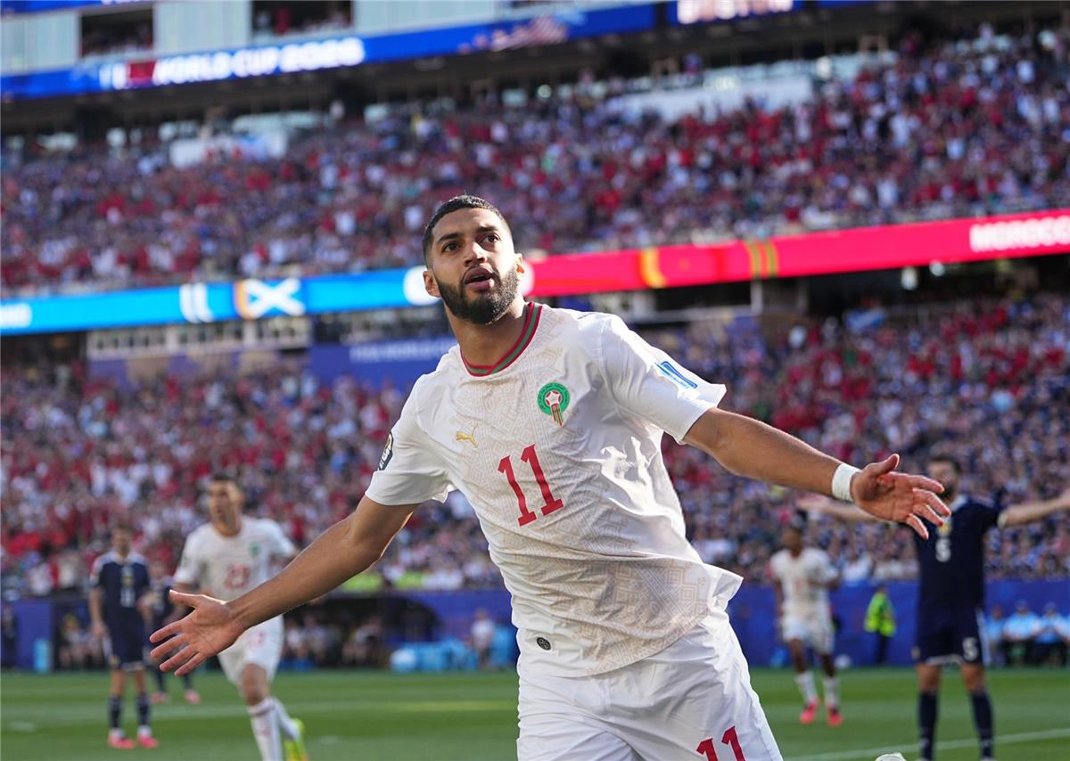 يعادل إنجاز صلاح.. صيباري يحقق إحصائية رائعة وحكيمي يدخل تاريخ المغرب في كأس العالم