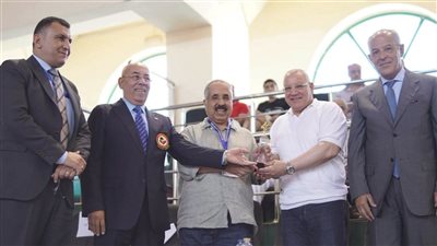تكريم إسلام أحمد سليمان ببطولة البحر المتوسط للكاراتيه بالإسكندرية