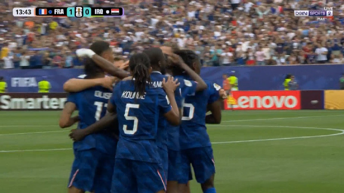 اهداف مباراة فرنسا والعراق في كأس العالم