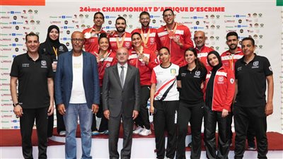 مصر تحقق 6 ميداليات جديدة باليوم الثاني ببطولة أفريقيا للسلاح بكوت ديفوار