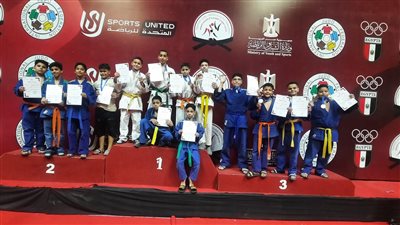 161 ميدالية تقود المشروع القومي للموهبة لصدارة بطولة الجمهورية للجودو
