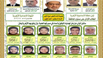 أزهر الإسماعيلية يعلن نتائج الشهادتين الابتدائية والإعدادية ونسب النجاح تتجاوز 85% بالابتدائية