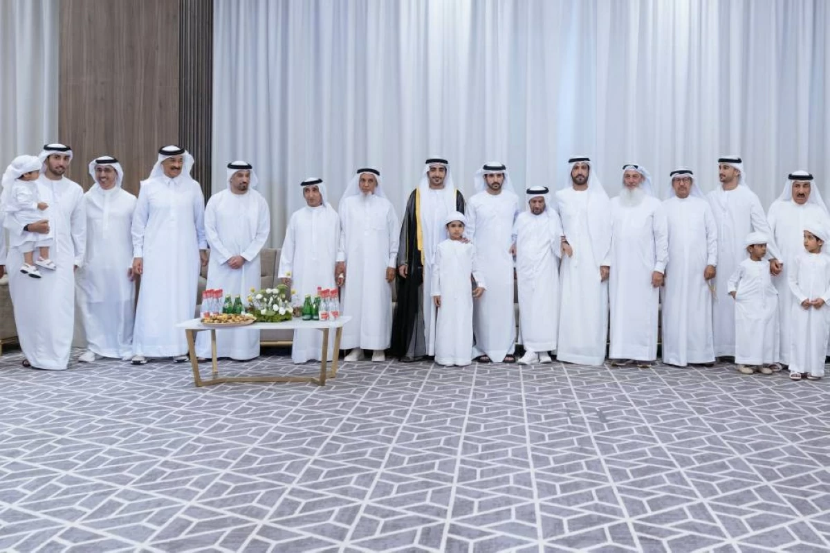 حمدان وأحمد بن محمد يحضران أفراح بن خرباش والشعفار