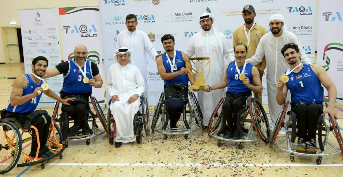 «دبي لأصحاب الهمم» يتوج بطلاً لدوري السلة 3×3