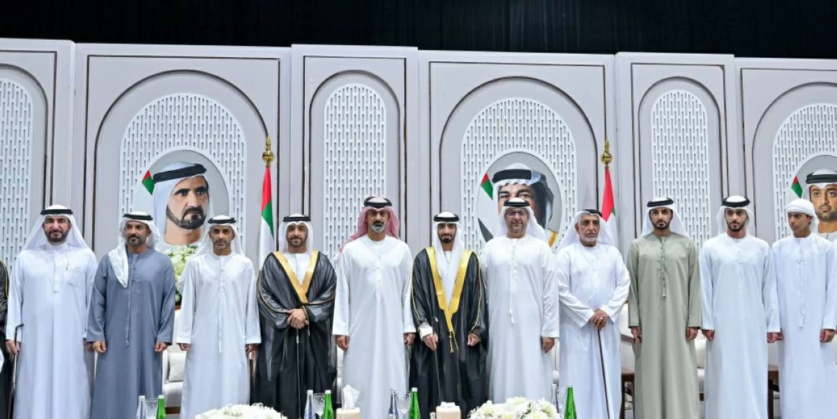 عمار بن حميد يحضر أفراح الفلاسي والشامسي