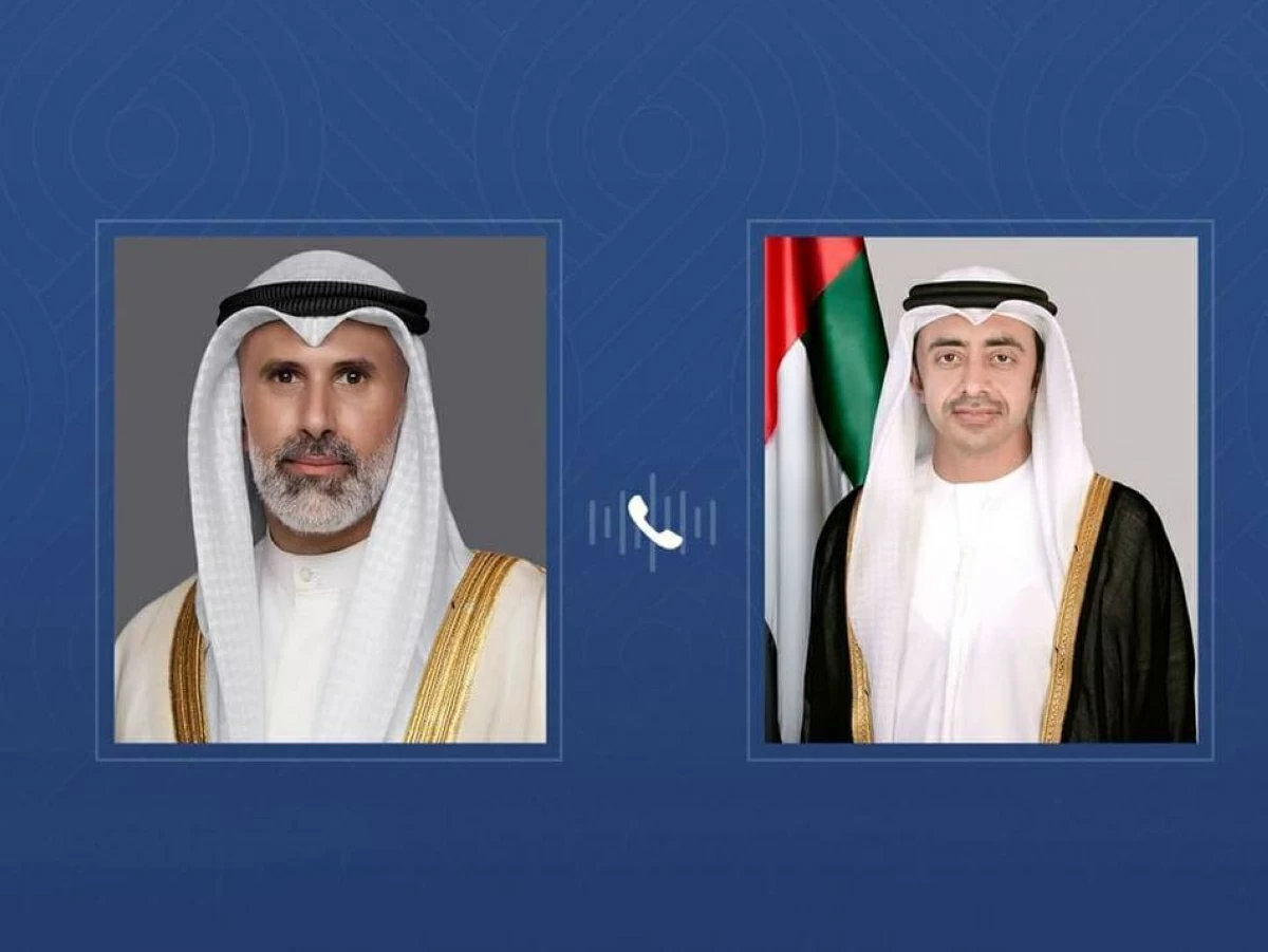 عبدالله بن زايد: أمن الكويت جزء لا يتجزأ من أمن الإمارات والخليج العربي