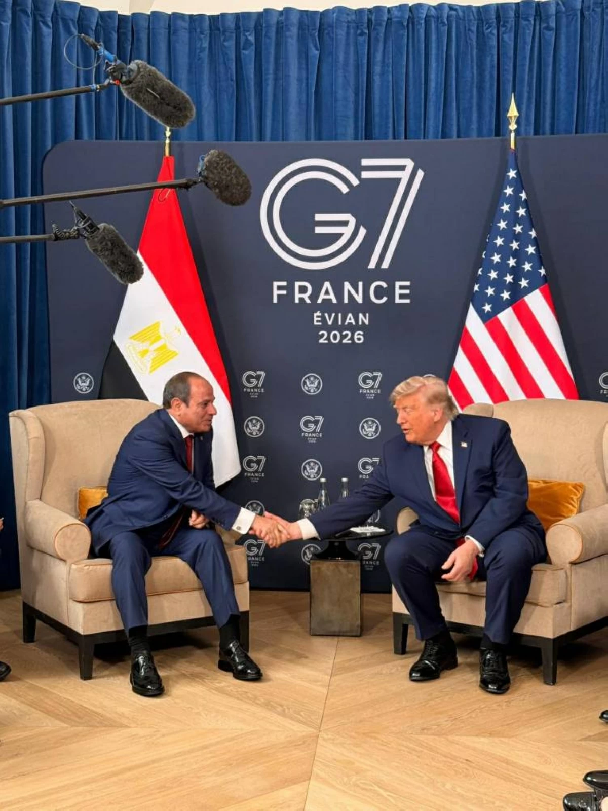 السيسي وترامب يبحثان سبل استكمال خطة السلام في غزة