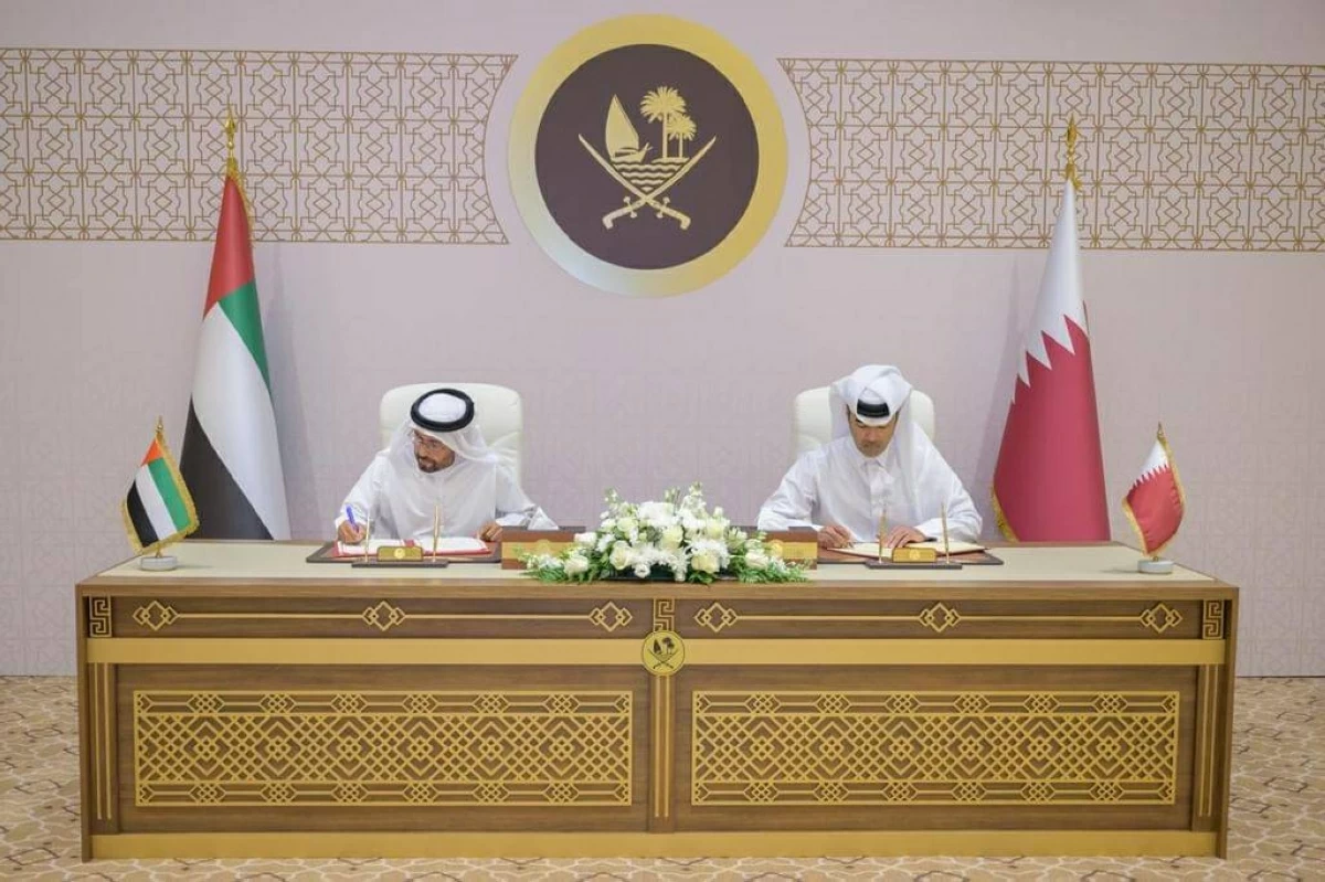 الإمارات وقطر توقعان مذكرة تفاهم لحماية البيانات في المشاريع الأمنية المشتركة