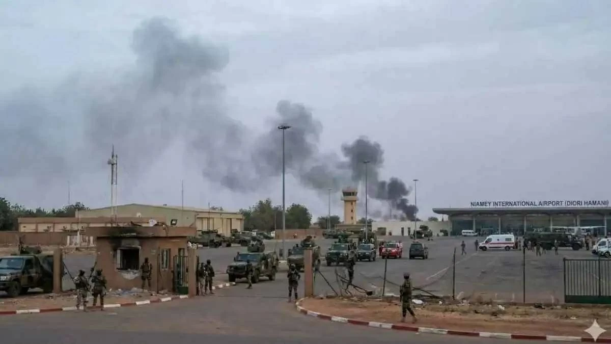 انفجارات وإطلاق نار بمطار نيامي في النيجر