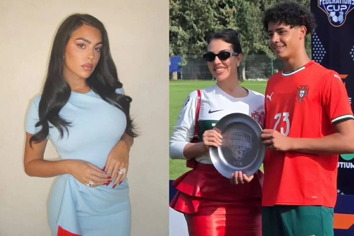 جورجينا تذرف الدموع بعيد ميلاد ابن رونالدو