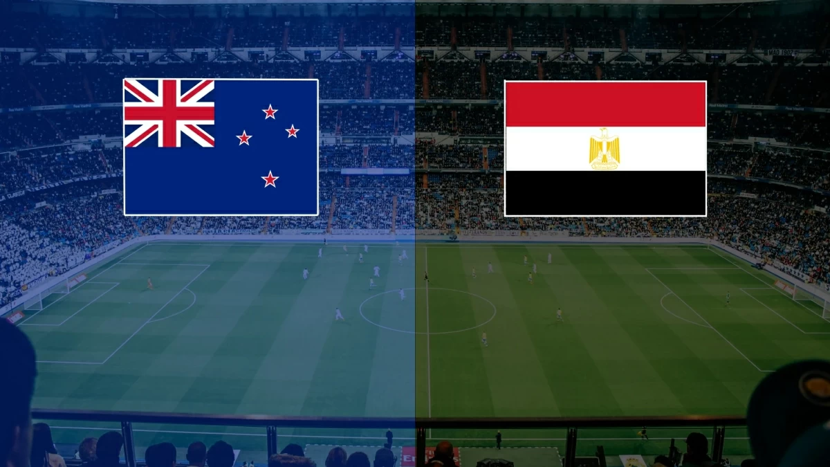 موعد البث المباشر لمباراة مصر ونيوزيلندا في كأس العالم 2026