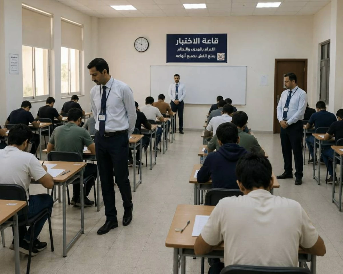 المراقب في الامتحان.. عين على الانضباط ويد تمتد لطمأنة الطالب
