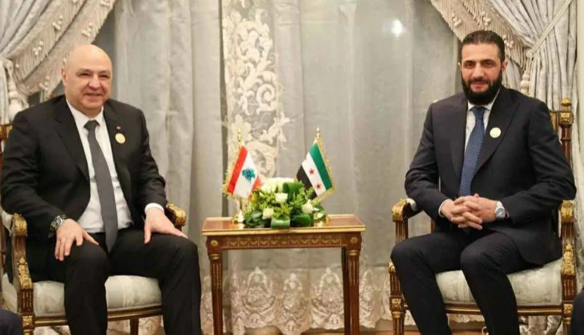 عون: تصريحات الشرع أنهت شائعات التدخل السوري في لبنان