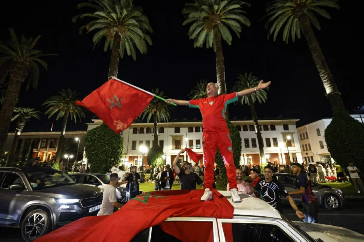 الاحتفالات تعم المغرب فرحاً بـ«أسود الأطلس»