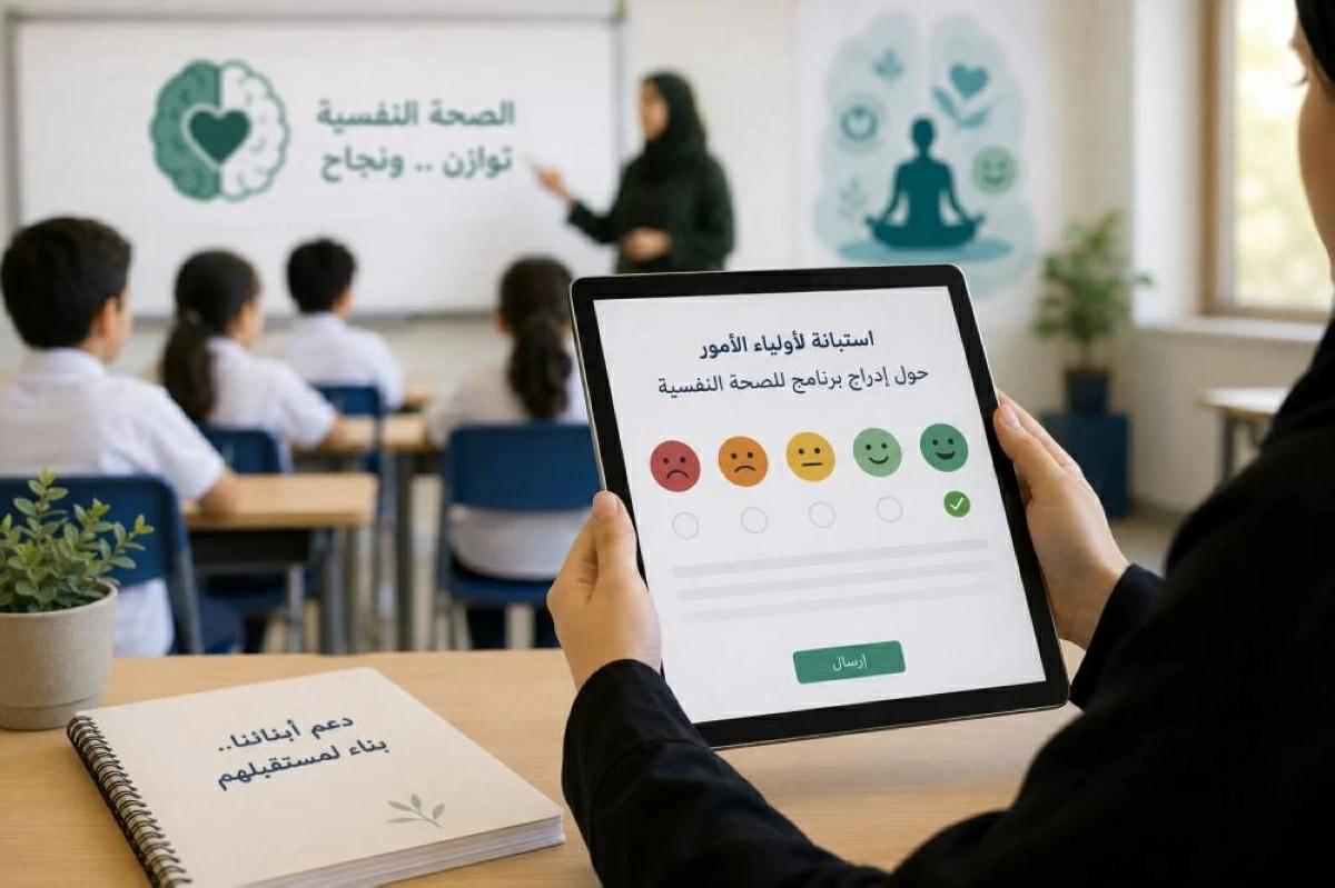 استطلاع آراء أولياء الأمور لإدراج مادة الصحة النفسية بالمناهج