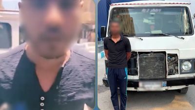 ضبط قائد ميكروباص تعدى على سائق ملاكي وأحدث تلفيات بسيارته في الزقازيق