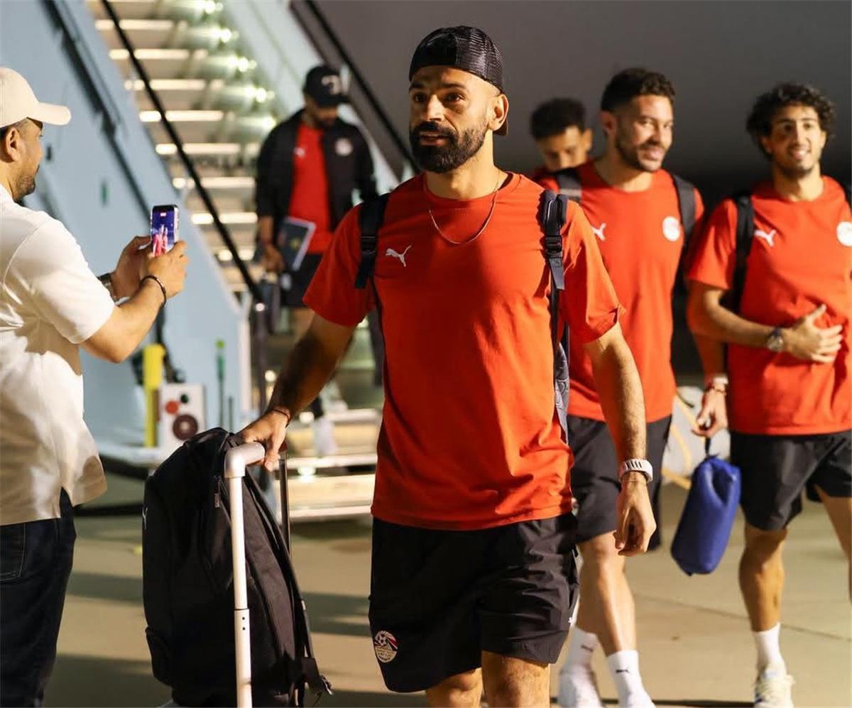 بعثة منتخب مصر تصل دالاس استعدادا لمواجهة أستراليا في كأس العالم