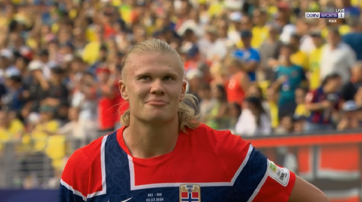 هدف هالاند في مرمي البرازيل بكأس العالم