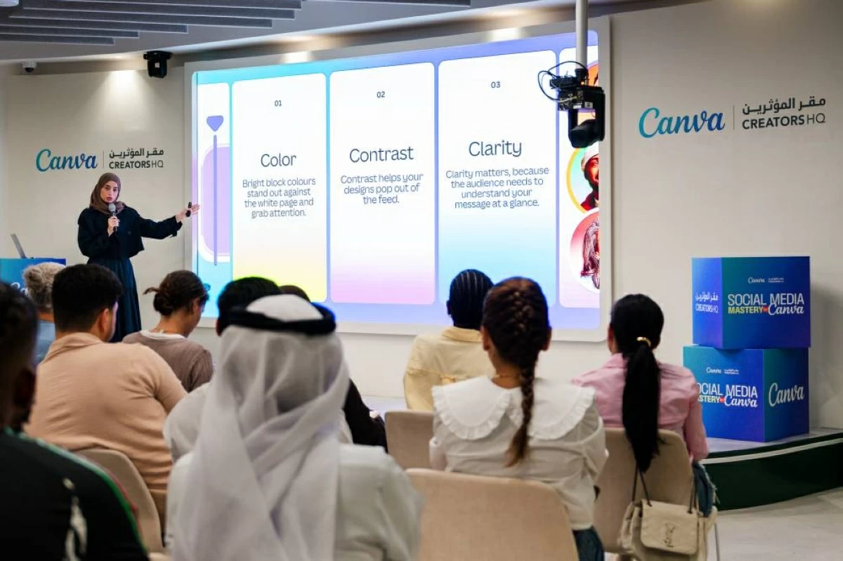 الإمارات.. مقر المؤثرين ينظم ورشة عمل حول التصميم الذكي على «Canva»