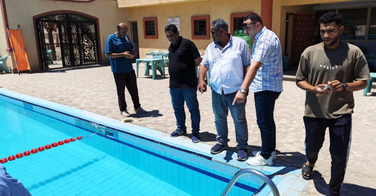 كفر الشيخ توقف حمام سباحة نادي الحامول وتفتش على أندية أخرى لضبط الأمن والسلامة