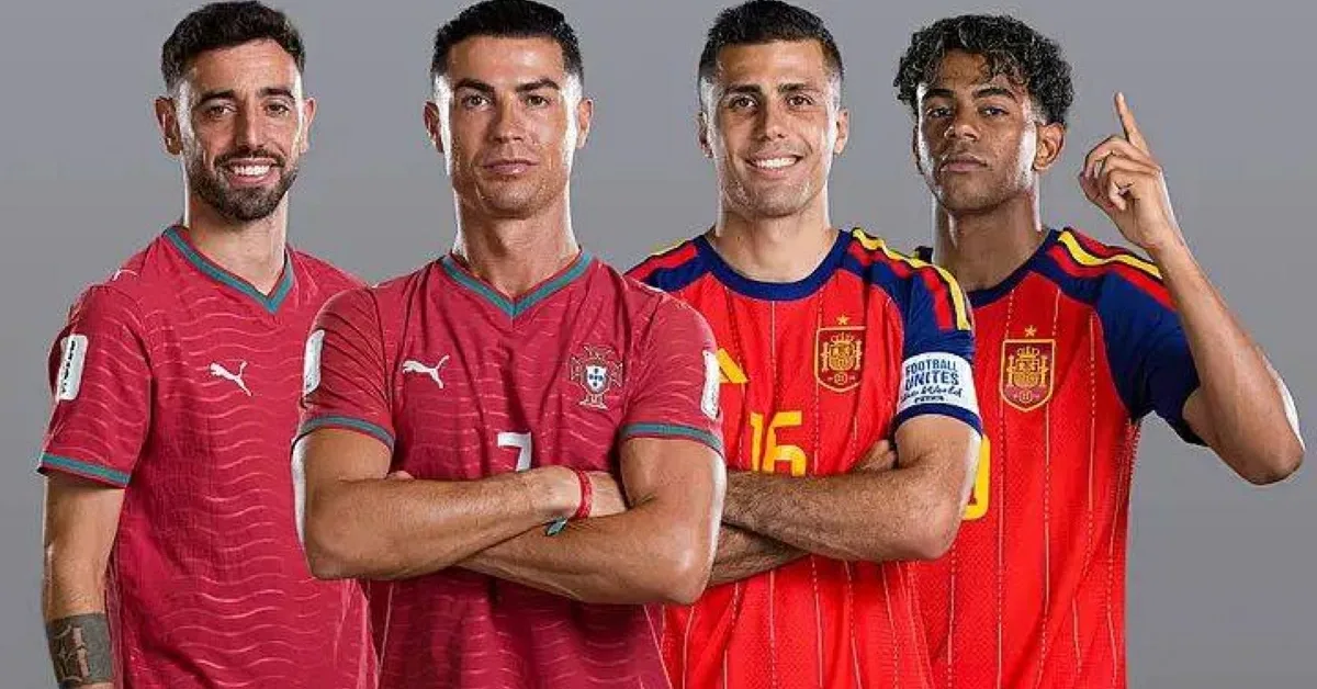 مشاهدة البرتغال أمام إسبانيا في دور الـ16 بكأس العالم 2026 مجاناً