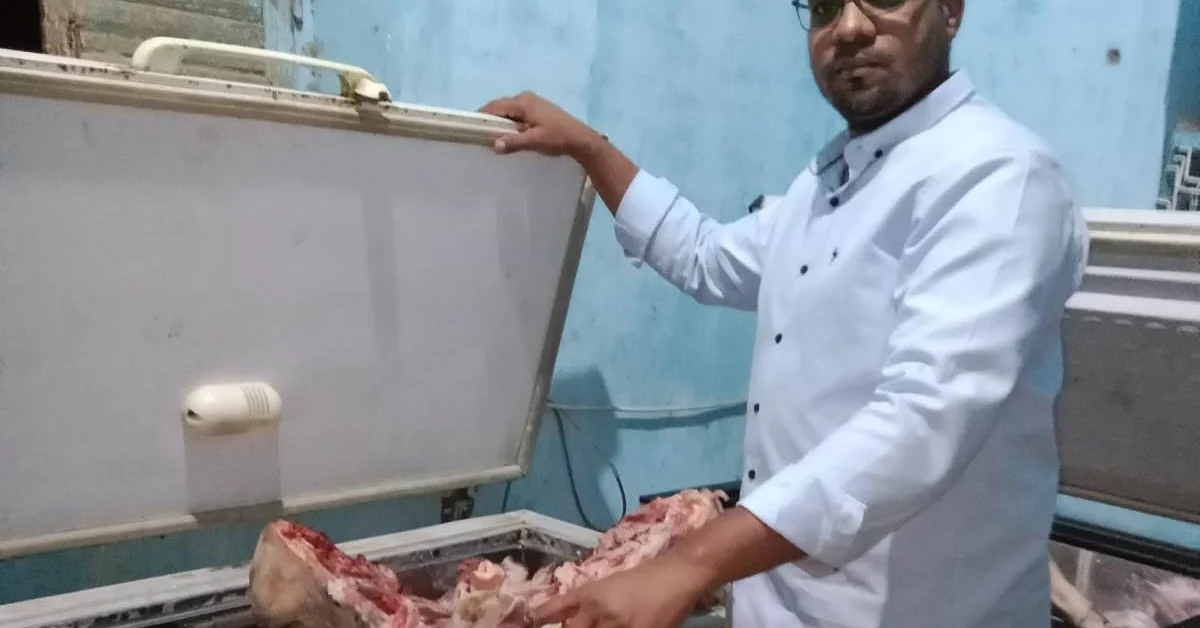 ضبط طن و100 كيلو لحوم فاسدة مجهولة المصدر فى حملة تفتيش بقرية العسيرات فى سوهاج
