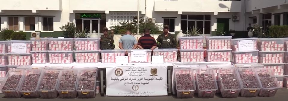 كانت مخبأة داخل صهريج إسمنت.. الدرك يحجز مليون و257 ألف قرص مهلوس وكوكايين ببومرداس