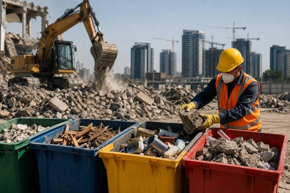 إلزام المقاولين بخطط لنفايات البناء والهدم