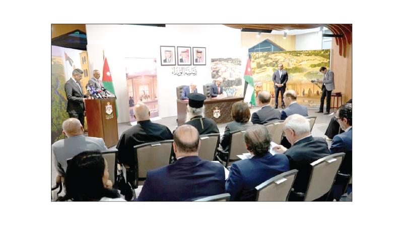 توقيع 4 اتفاقيات لمشاريع «معمودية المسيح»