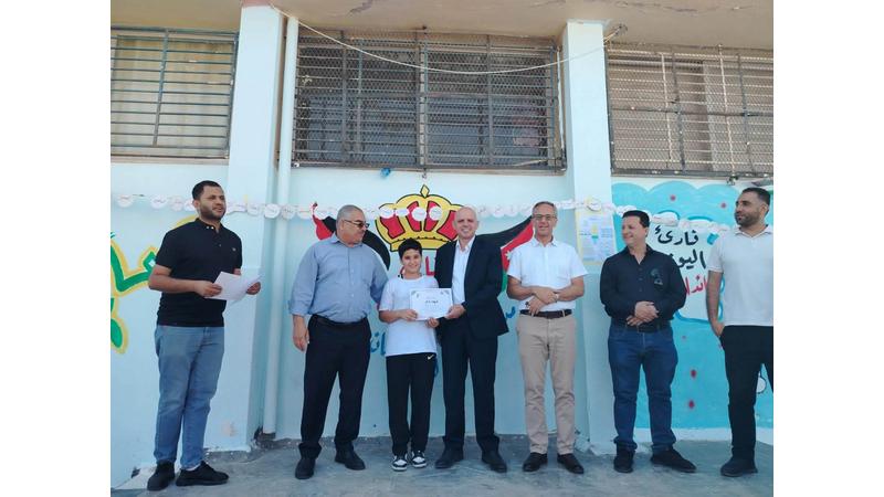 عجلون: الصمادي يختتم فعاليات بصمة ٢٠٢٦ بمركز عثمان بن عفان ث للبنين