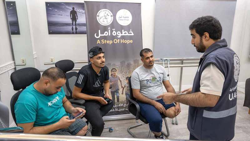 المستشفى الإماراتي العائم يوفر أطرافاً اصطناعية لـ 21 مصاباً فلسطينياً
