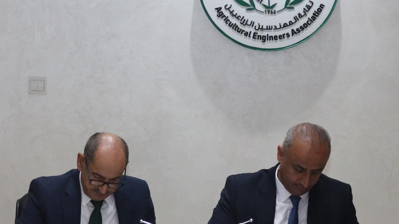 “المهندسين الزراعيين”و “الأردنية الفلسطينية لتسويق المنتجات الزراعية” توقعان مذكرة لتعزيز التعاون الزراعي