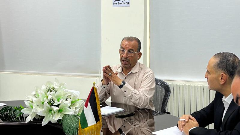 رئيس لجنة بلدية سحاب يبحث مع بنك تنمية المدن فرص الاستثمار