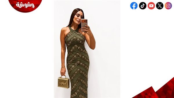 أمينة خليل تخطف الأنظار بفستان أنيق من جورج حبيقة