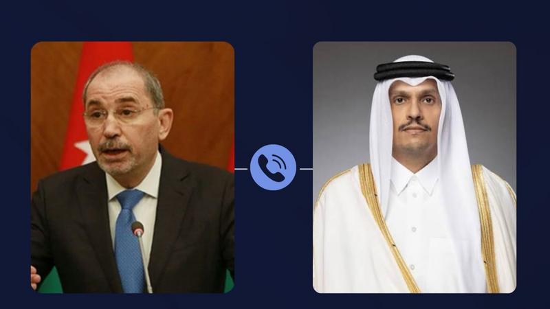 الصفدي يبحث مع نظيره القطري خفض التصعيد وضمان حرية الملاحة في هرمز
