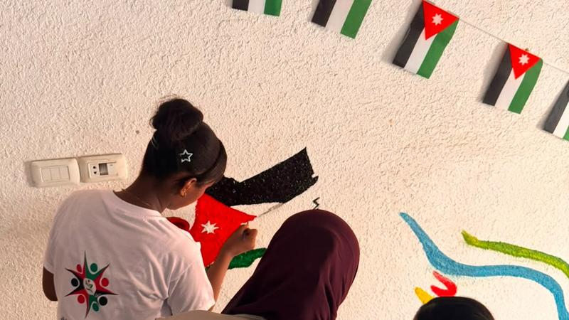‘انطلاق معسكر الجداريات في مركز شابات دير علا