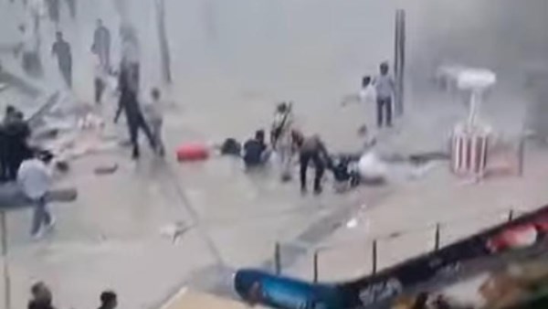 مصرع شخصين وإصابة 8 آخرين في حريق داخل مول أرابيلا بالتجمع