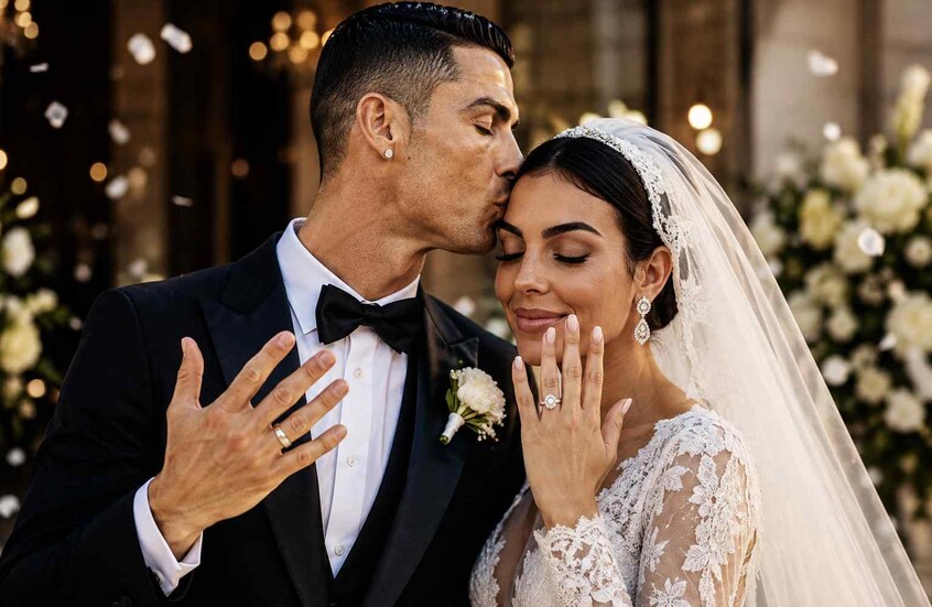 زواج رونالدو وجورجينا يعيد الجدل حول الاتفاق المالي