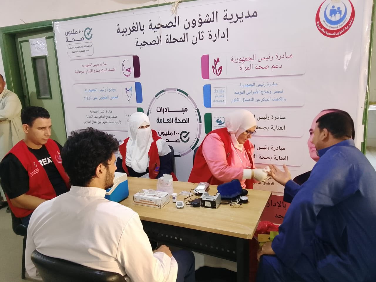 تقديم أكثر من مليون و390 ألف خدمة ضمن «100 يوم صحة» في الغربية| صور