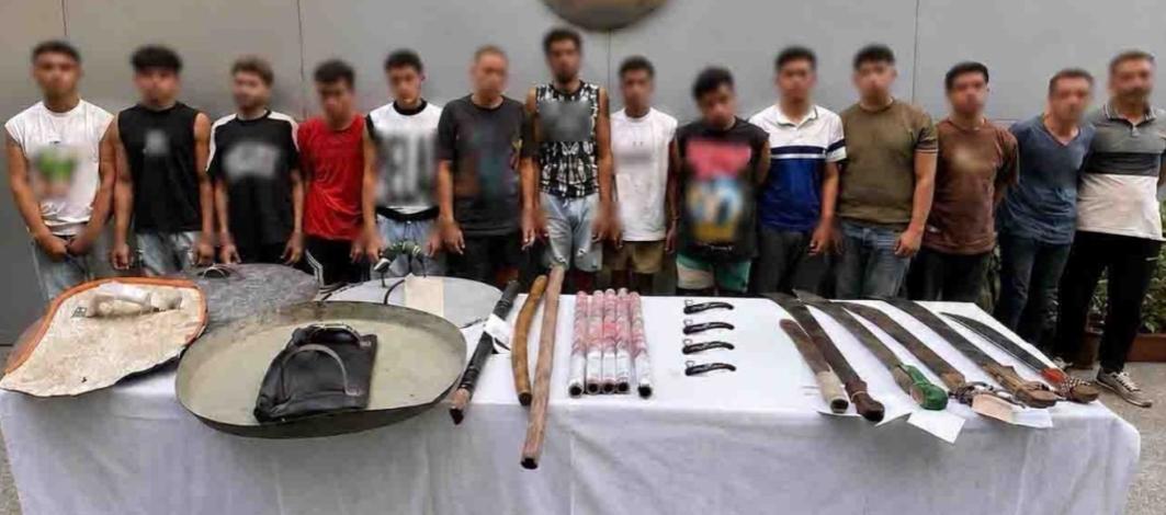 ضبط 14 شخصًا في مشاجرة بالأسلحة البيضاء والألعاب النارية بسيدي جابر